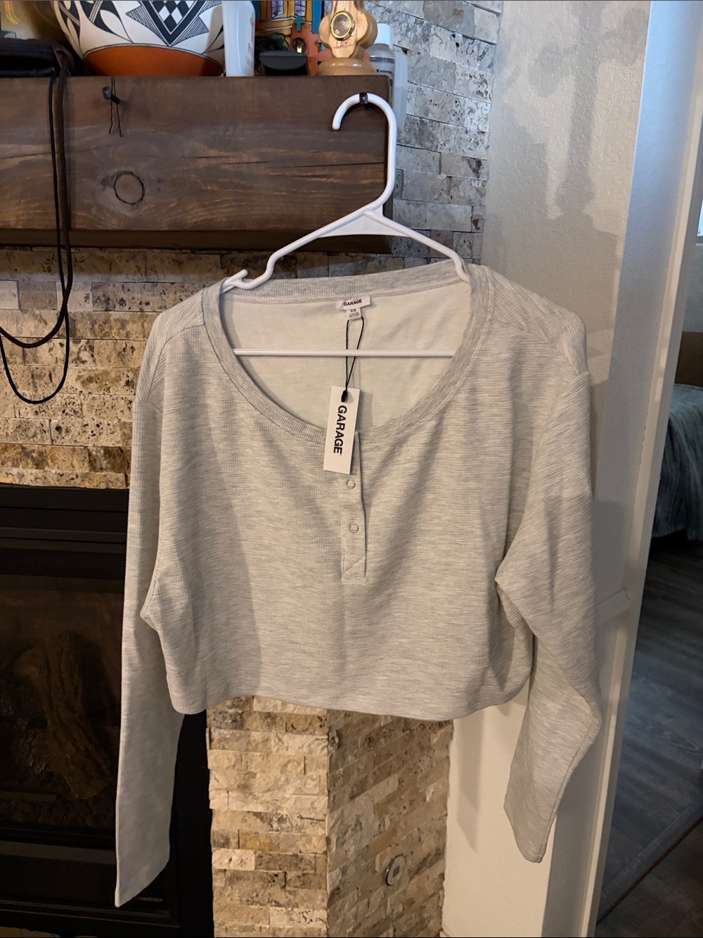 Garage Light Gray Long Sleeve Tee